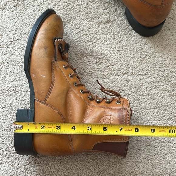 Vintage Ariat Cobalt Equestrian Women’s Leather Riding Boots 8 Lace Up Western - Picture 15 of 16